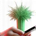 ARを使った花のアレンジメントの可視化を示すアイコン